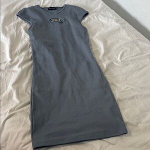 PrettyLittleThing Blue Mini Dress